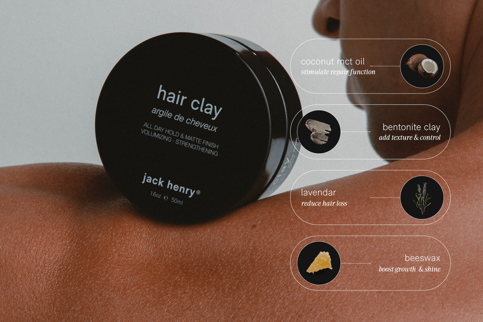 JACK HENRYhair clay - M.S Skincare