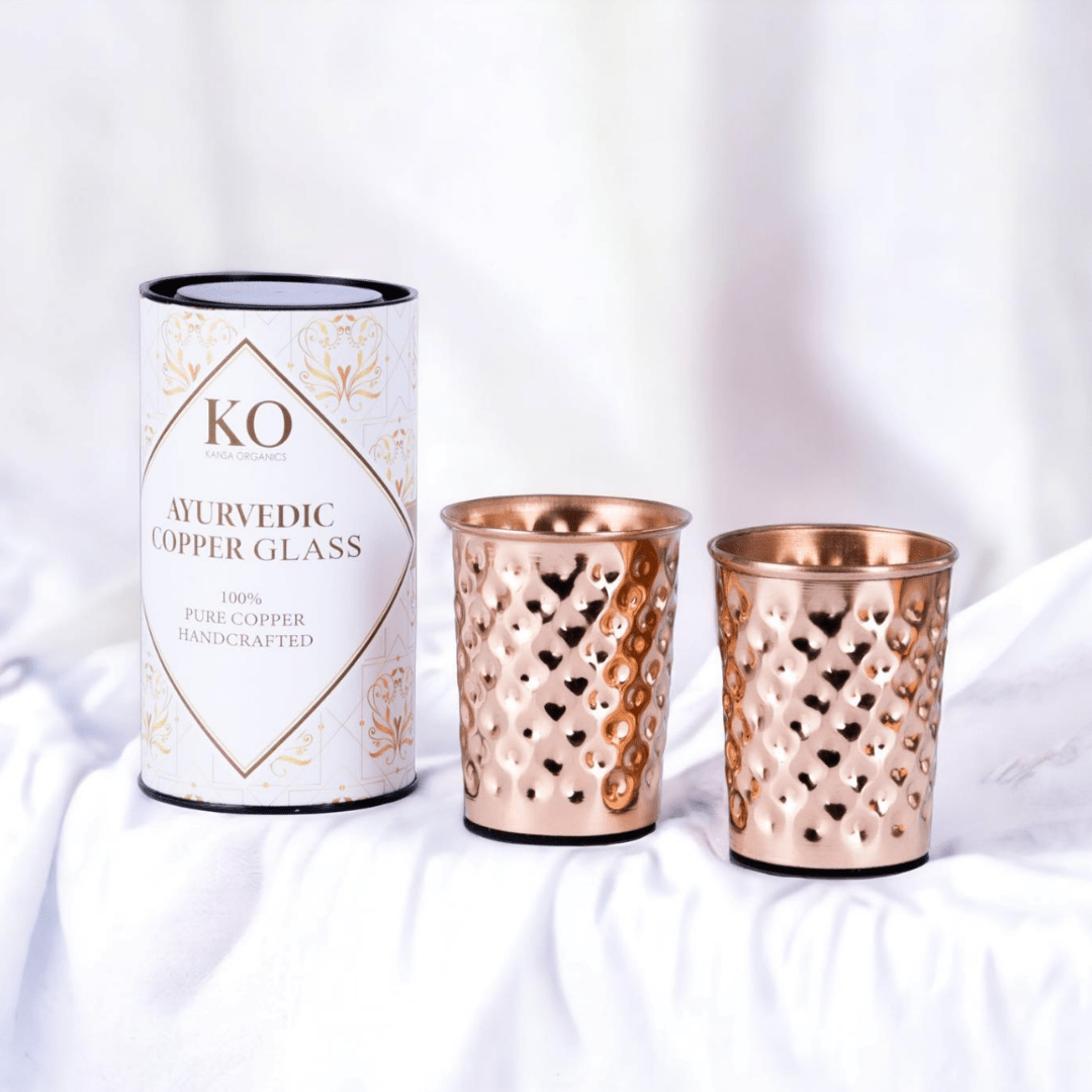 Kansa OrganicsCopper Cups - Hammered - M.S Skincare