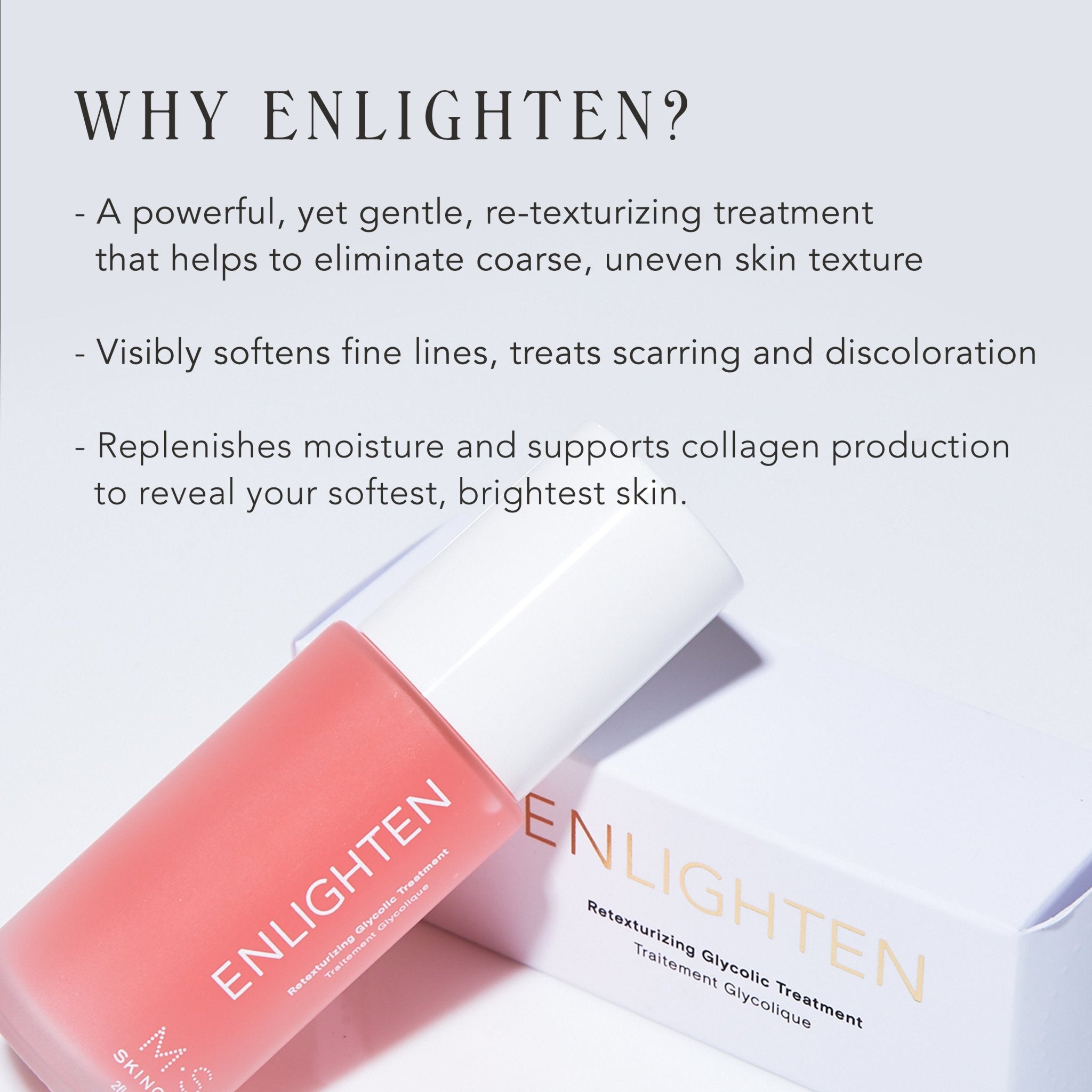 M.S SkincareENLIGHTEN | Retexturizing Glycolic Treatment - M.S Skincare